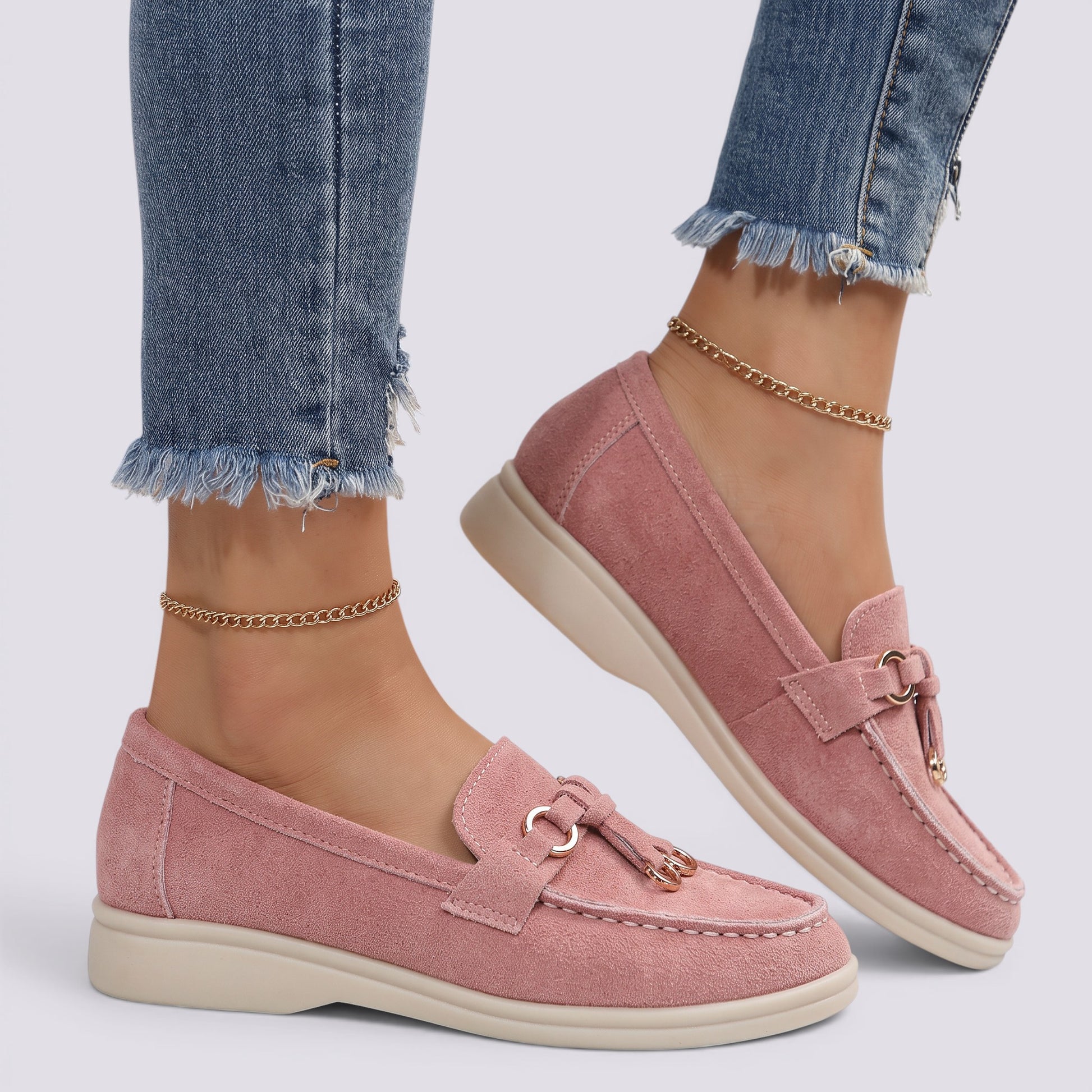 Mocasines Mujer Elegantes Cómodos Corte Bajo Slip-On