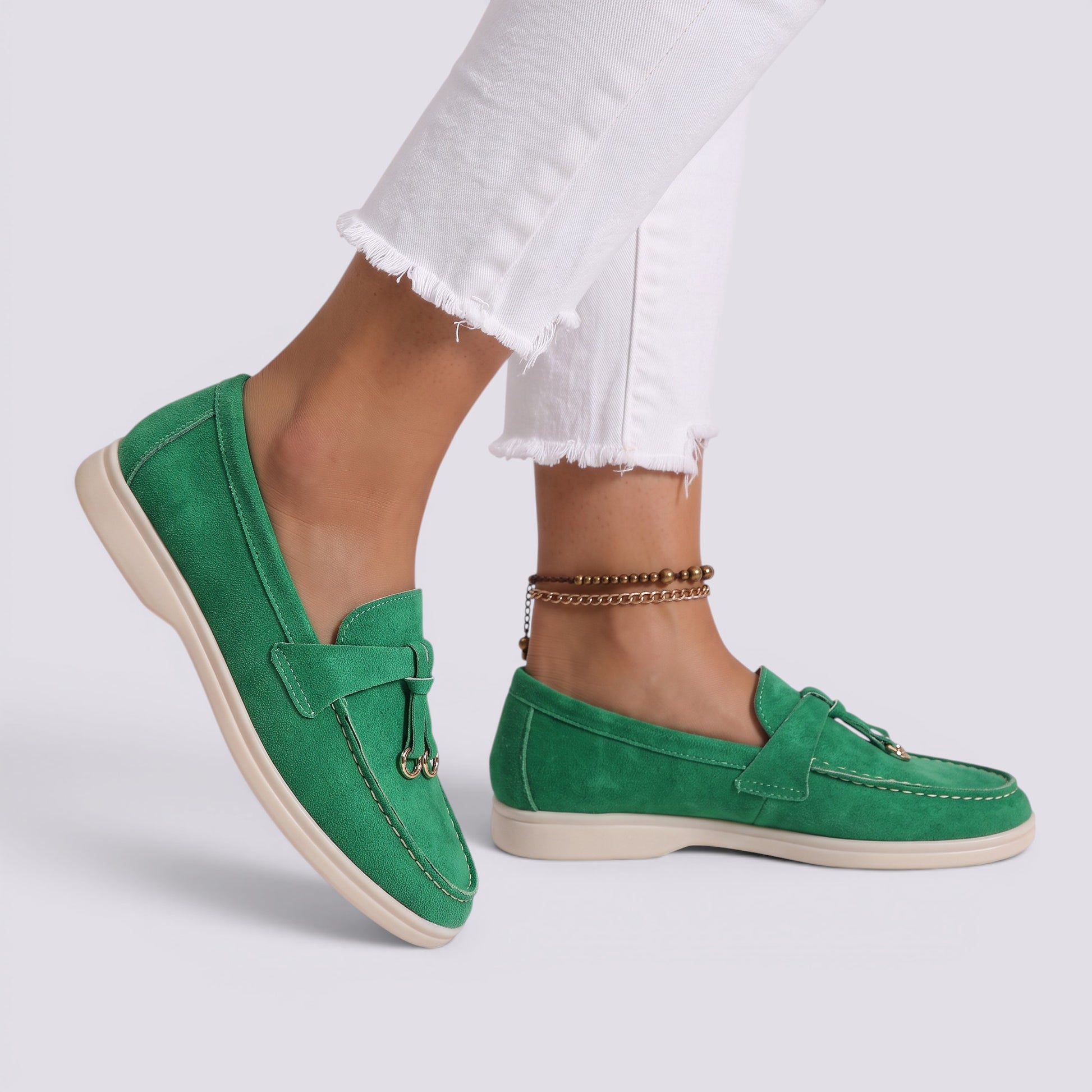 Mocasines Mujer Elegantes Cómodos Corte Bajo Slip-On