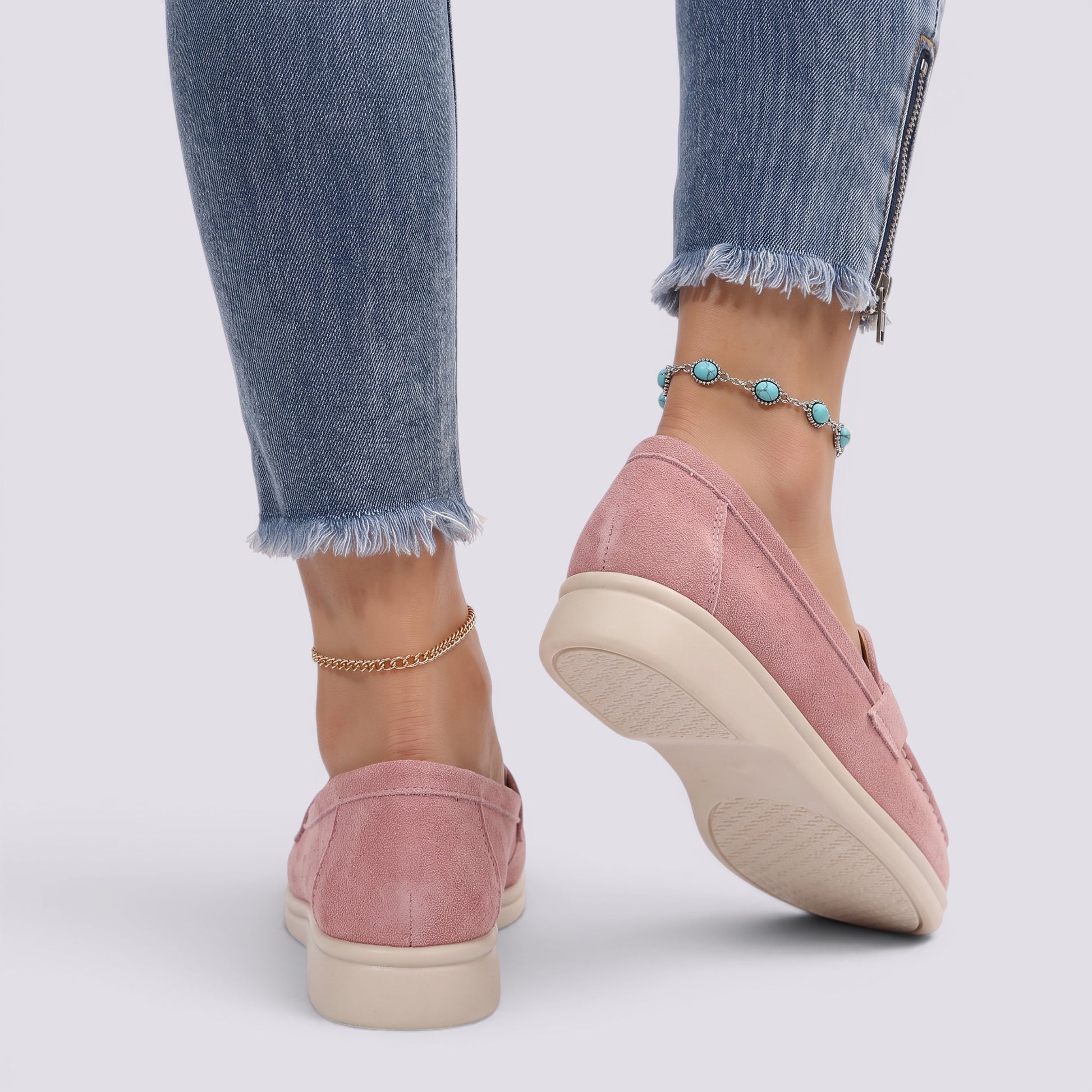 Mocasines Mujer Elegantes Cómodos Corte Bajo Slip-On