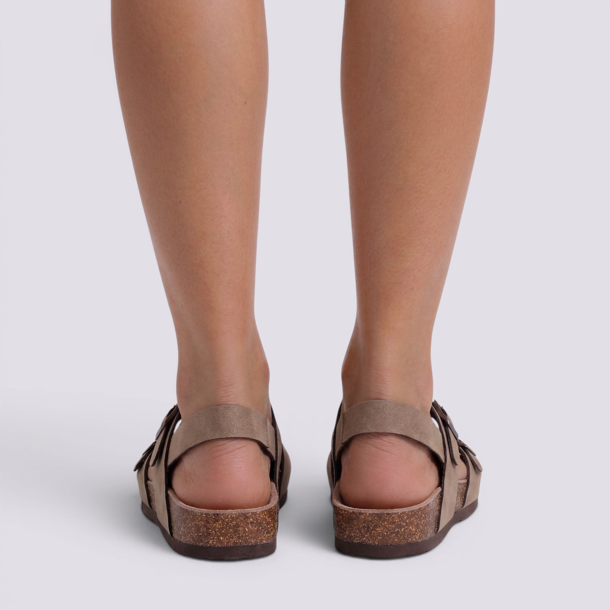 Sandalias Mujer De Gamuza Confort