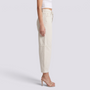 Pantalón balloon de mujer efecto vaquero en blanco, vista lateral