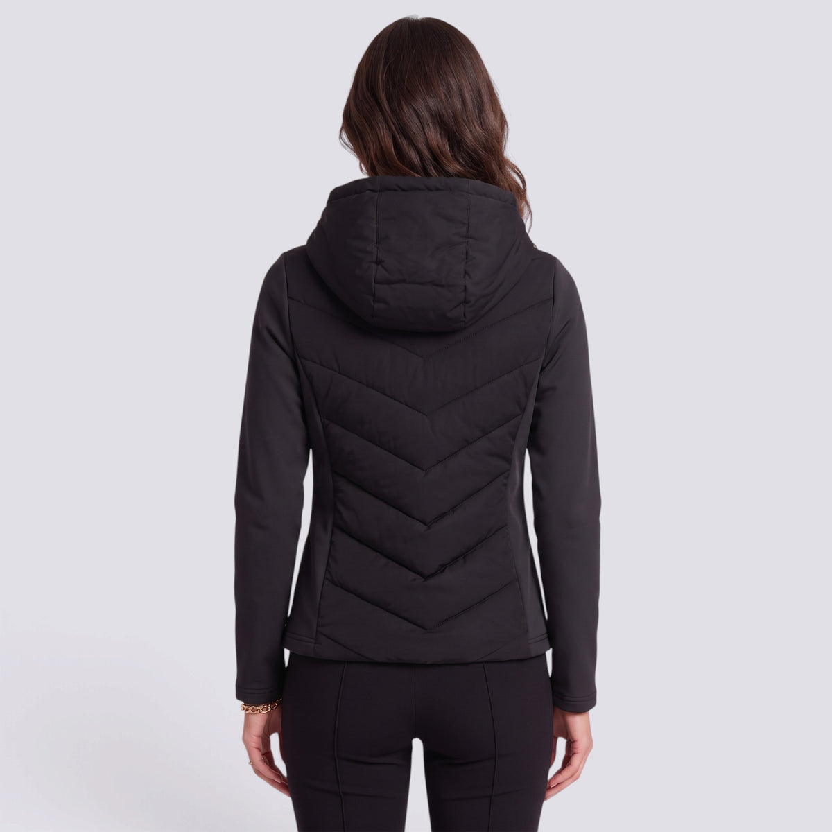Chaqueta Mujer Acolchada con Capucha