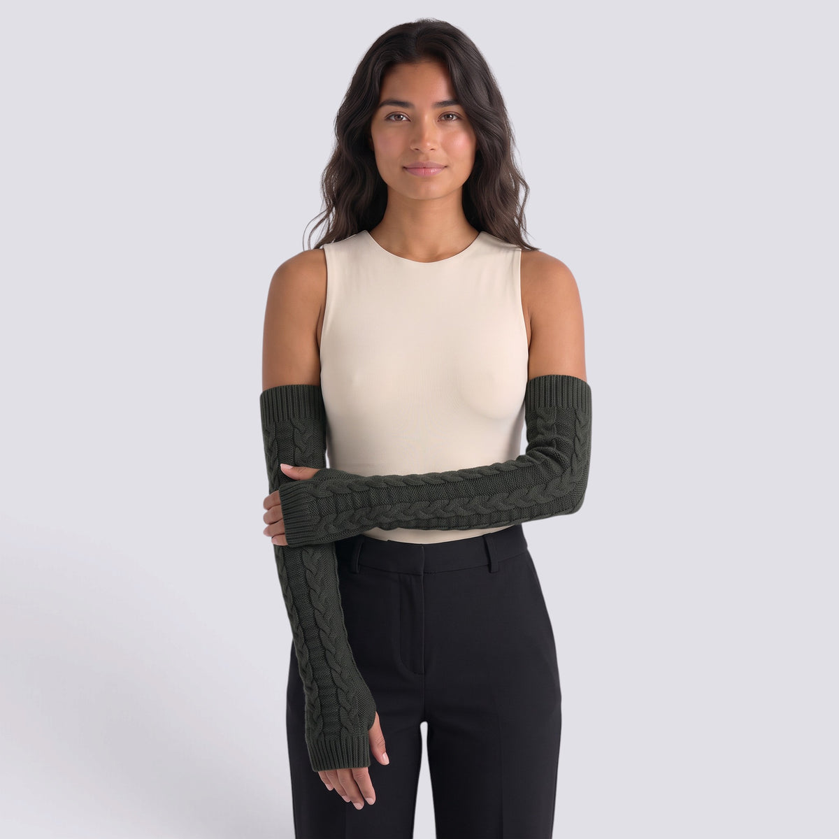 Guantes Largos Mujer Sin Dedos