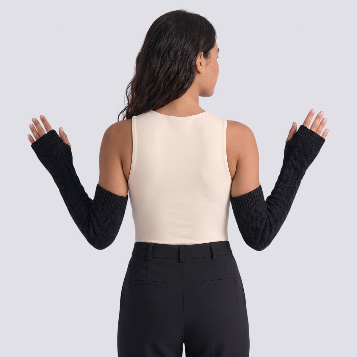 Guantes Largos Mujer Sin Dedos