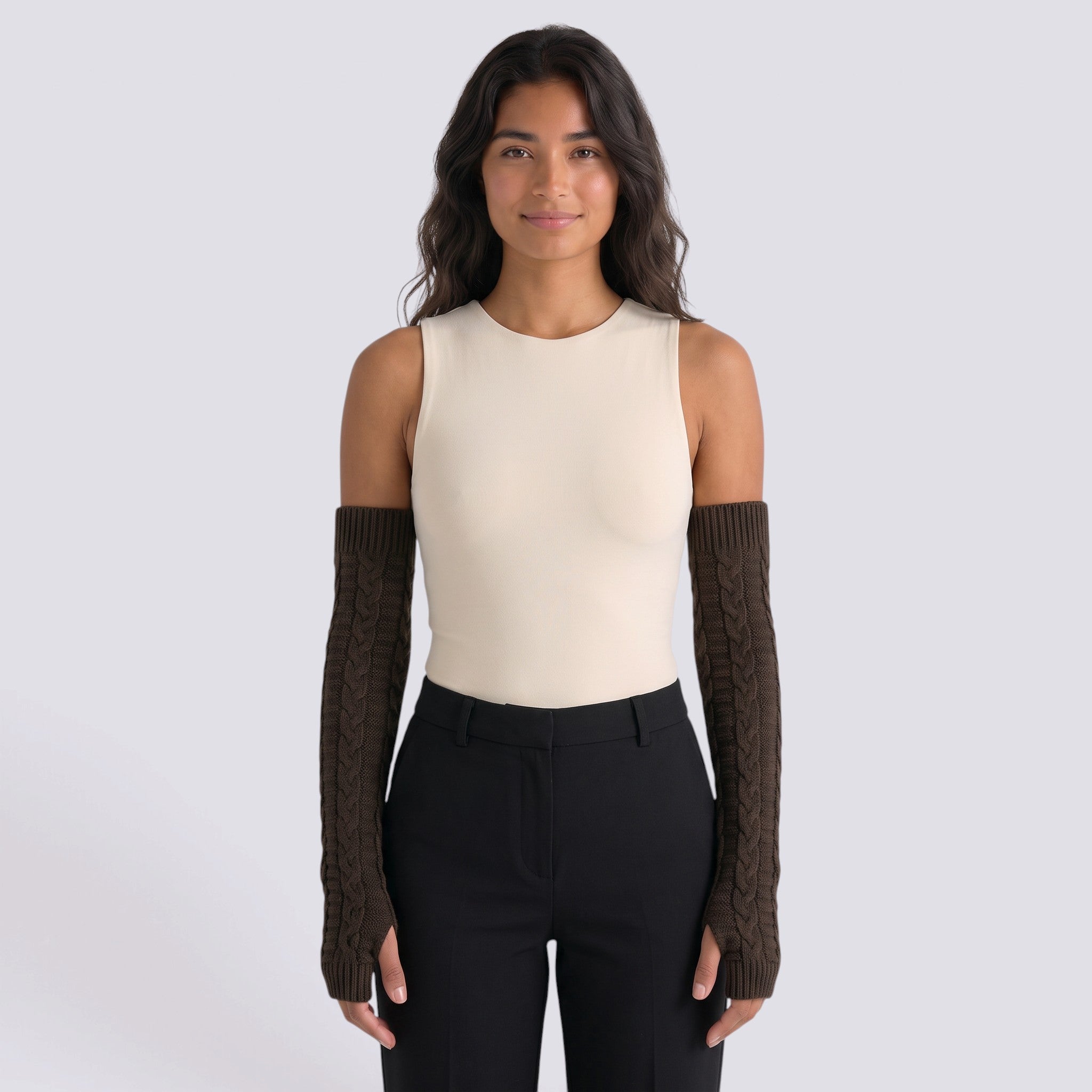 Guantes Largos Mujer Sin Dedos
