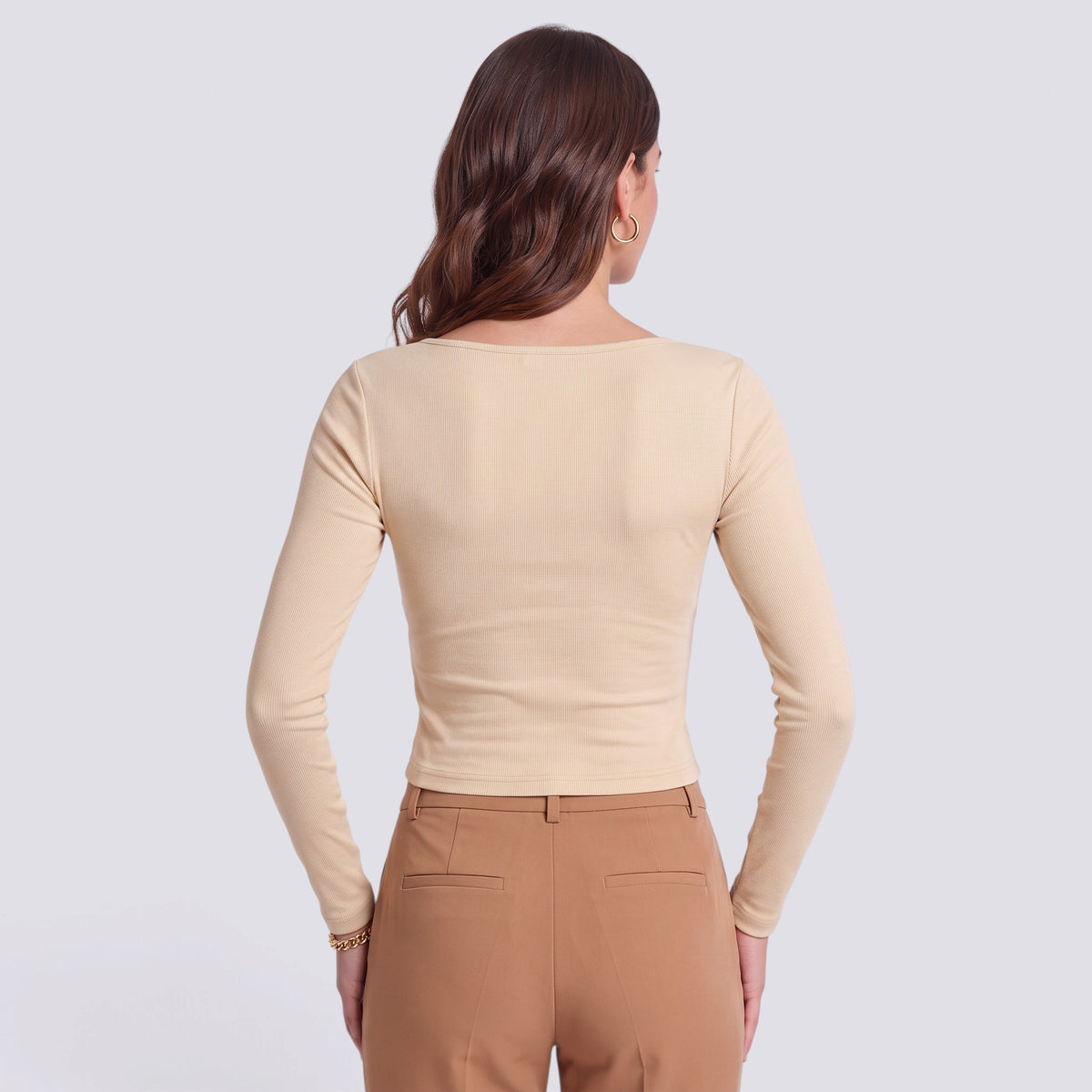 Camiseta Manga Larga Mujer Ajustada