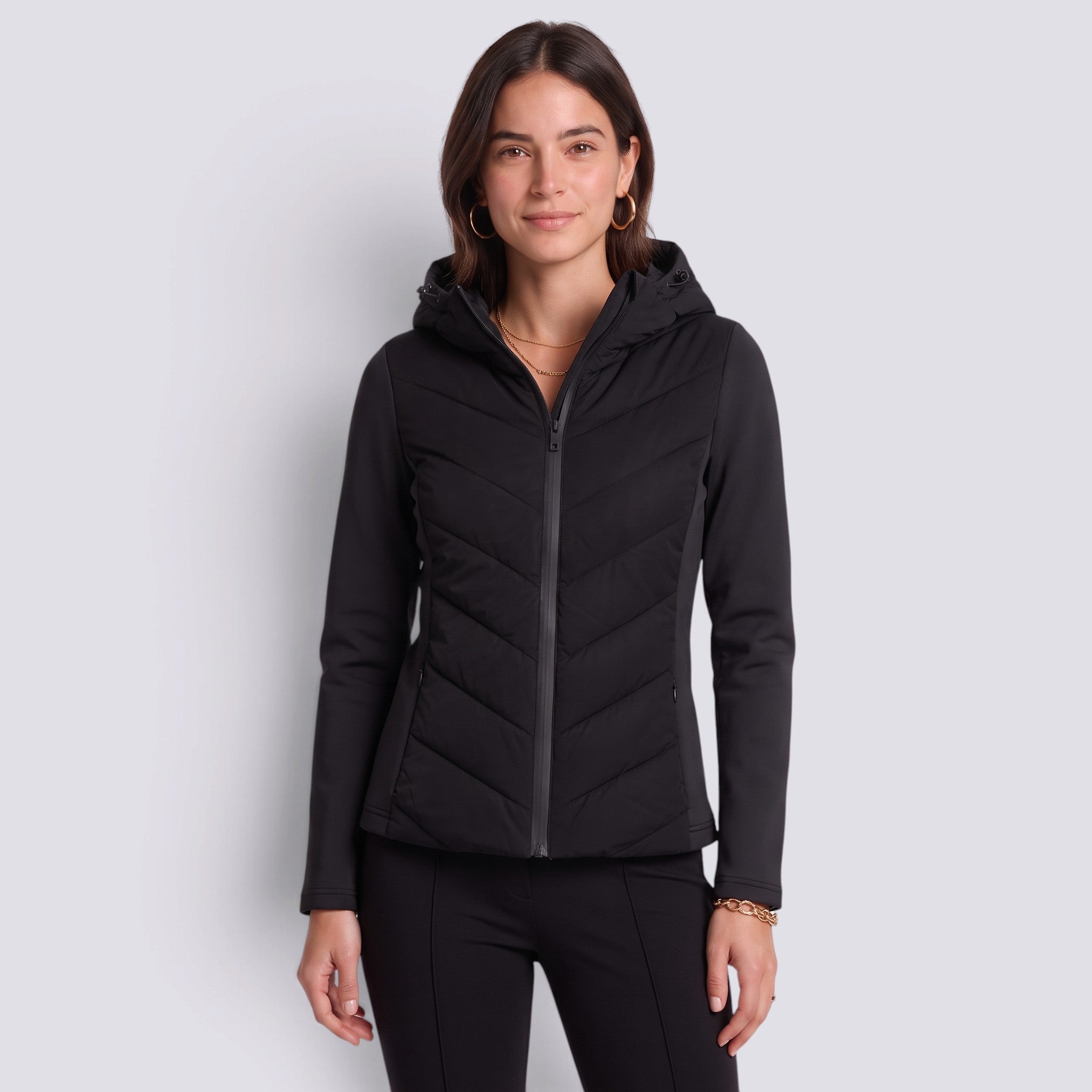 Chaqueta Mujer Acolchada con Capucha