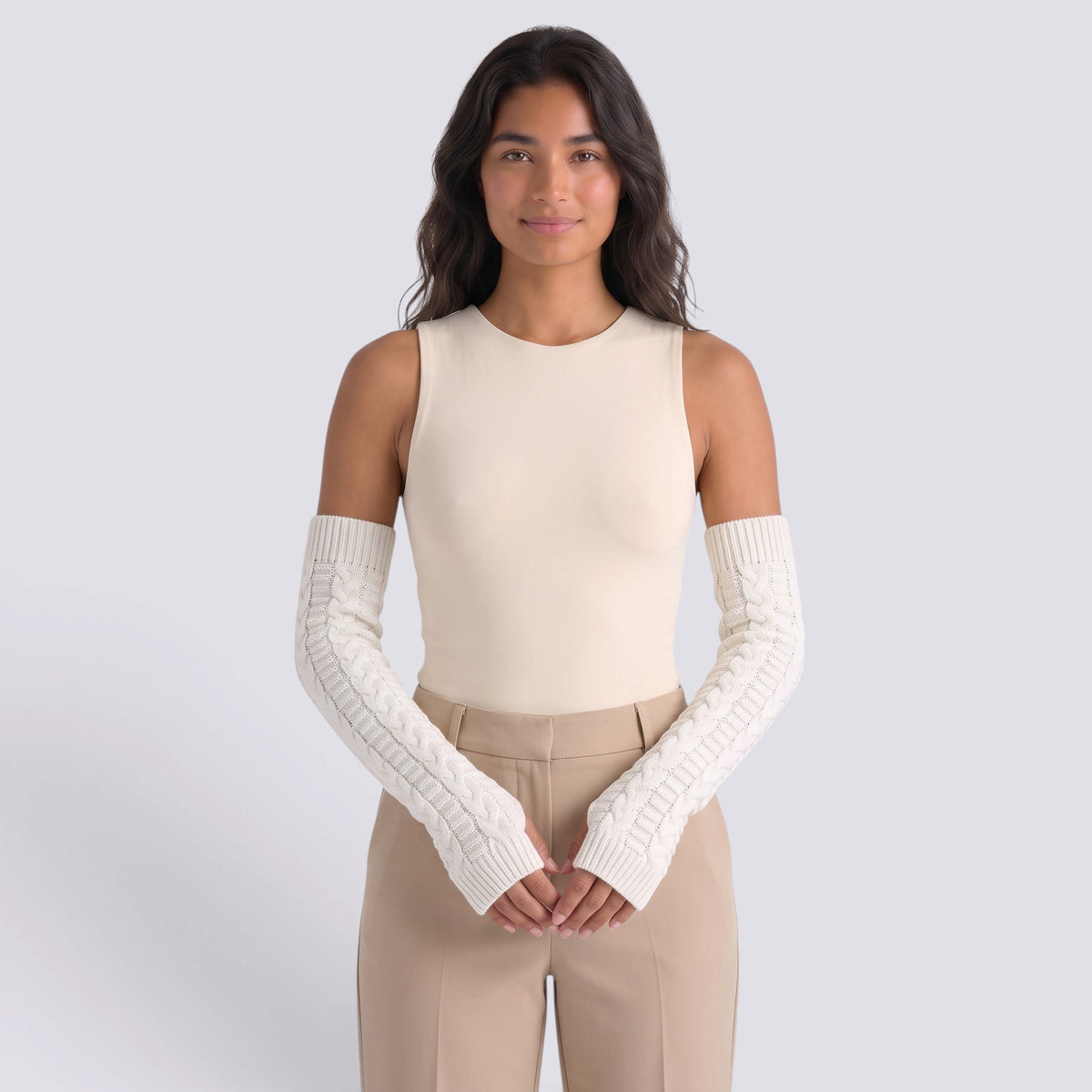 Guantes Largos Mujer Sin Dedos
