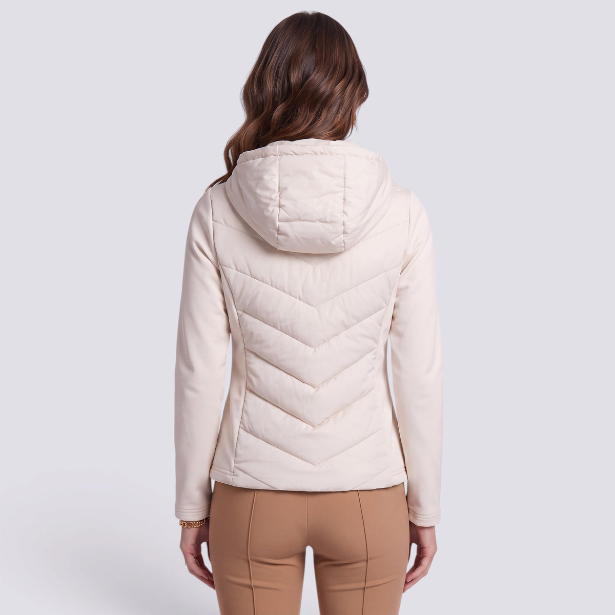 Chaqueta Mujer Acolchada con Capucha