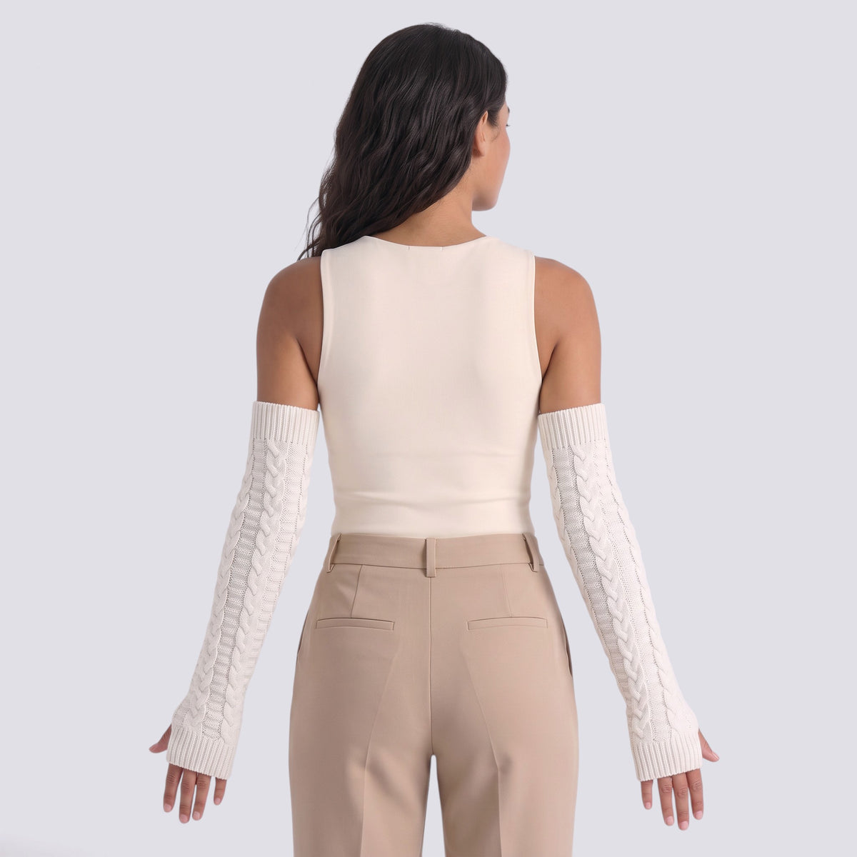 Guantes Largos Mujer Sin Dedos