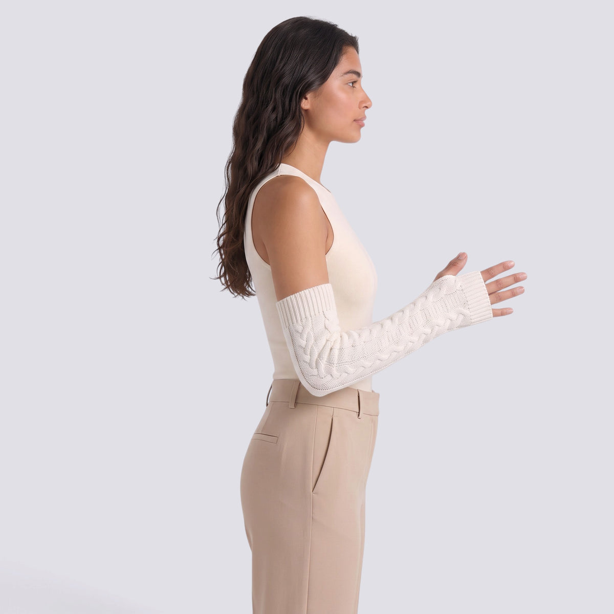 Guantes Largos Mujer Sin Dedos