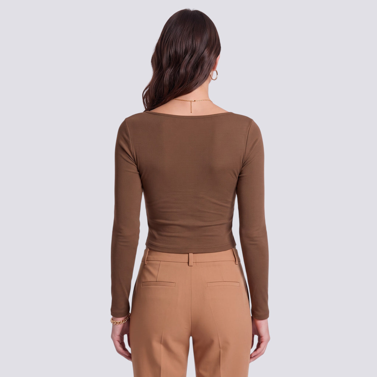 Camiseta Manga Larga Mujer Ajustada