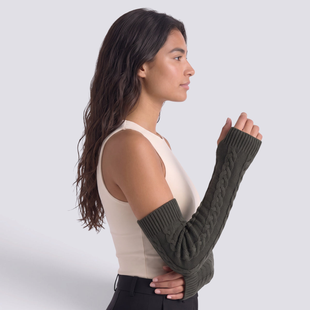 Guantes Largos Mujer Sin Dedos