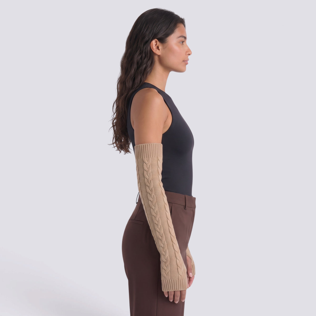 Guantes Largos Mujer Sin Dedos