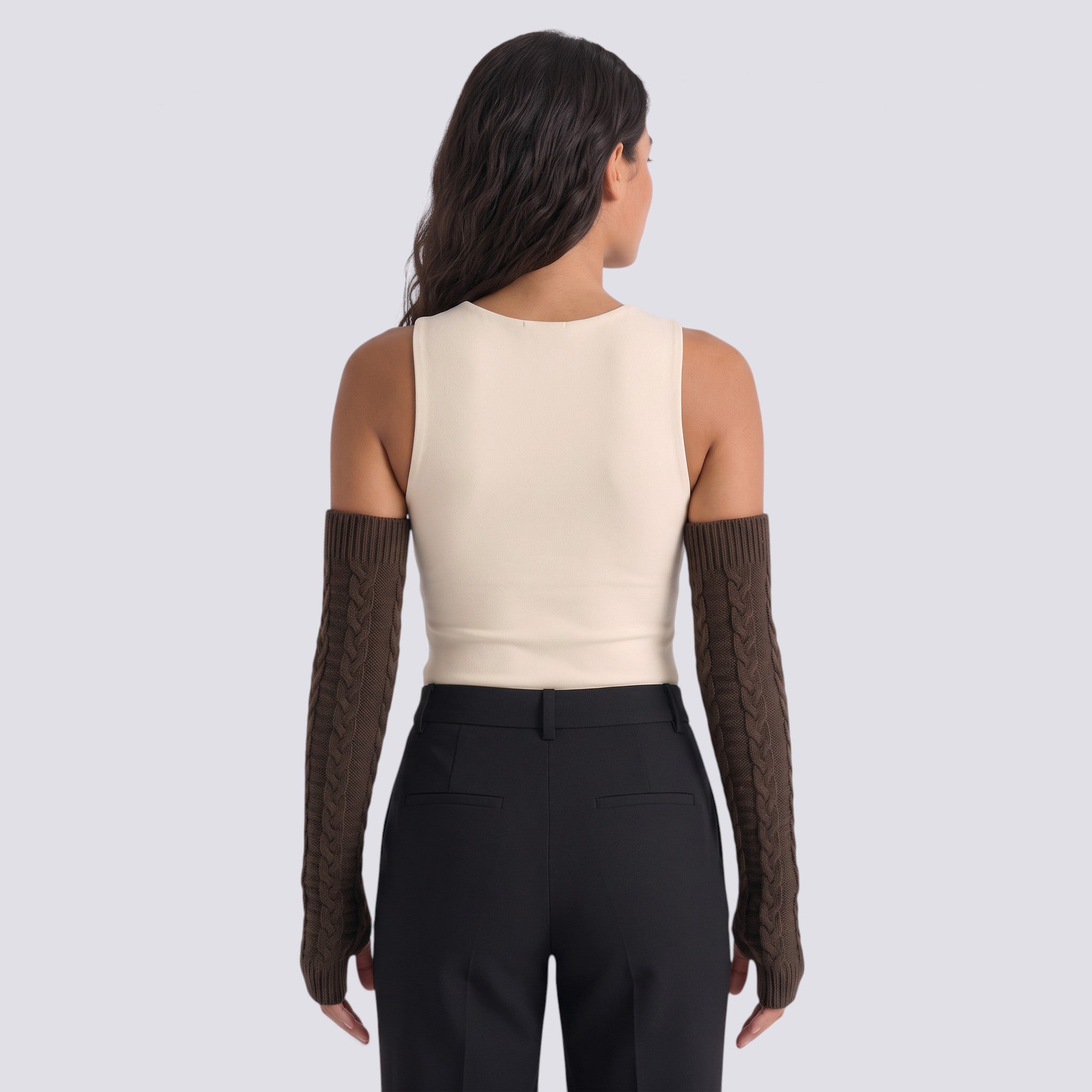 Guantes Largos Mujer Sin Dedos