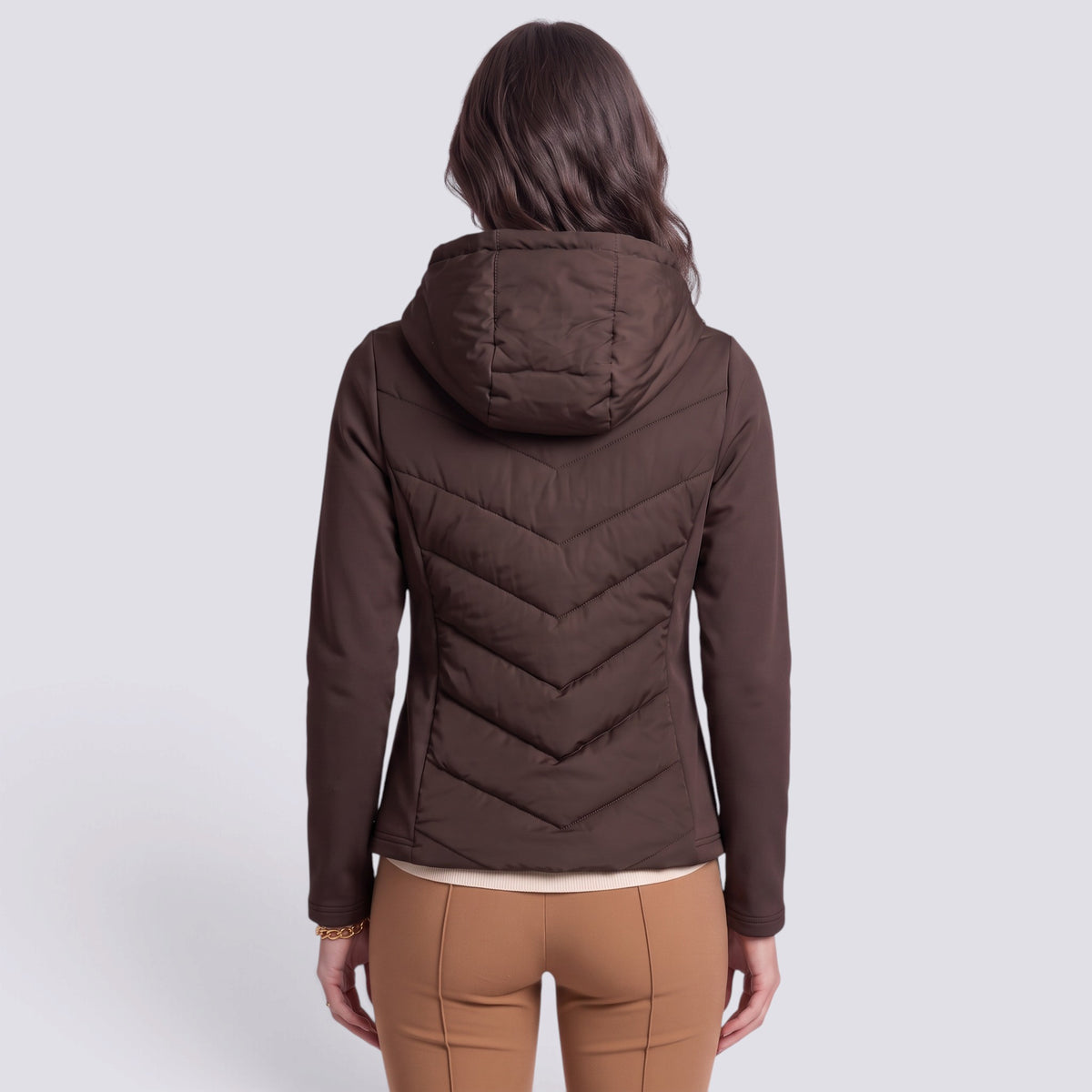 Chaqueta Mujer Acolchada con Capucha