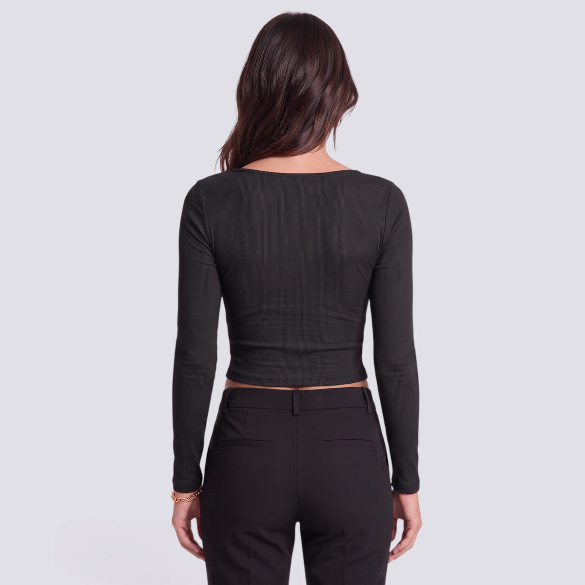 Camiseta Manga Larga Mujer Ajustada