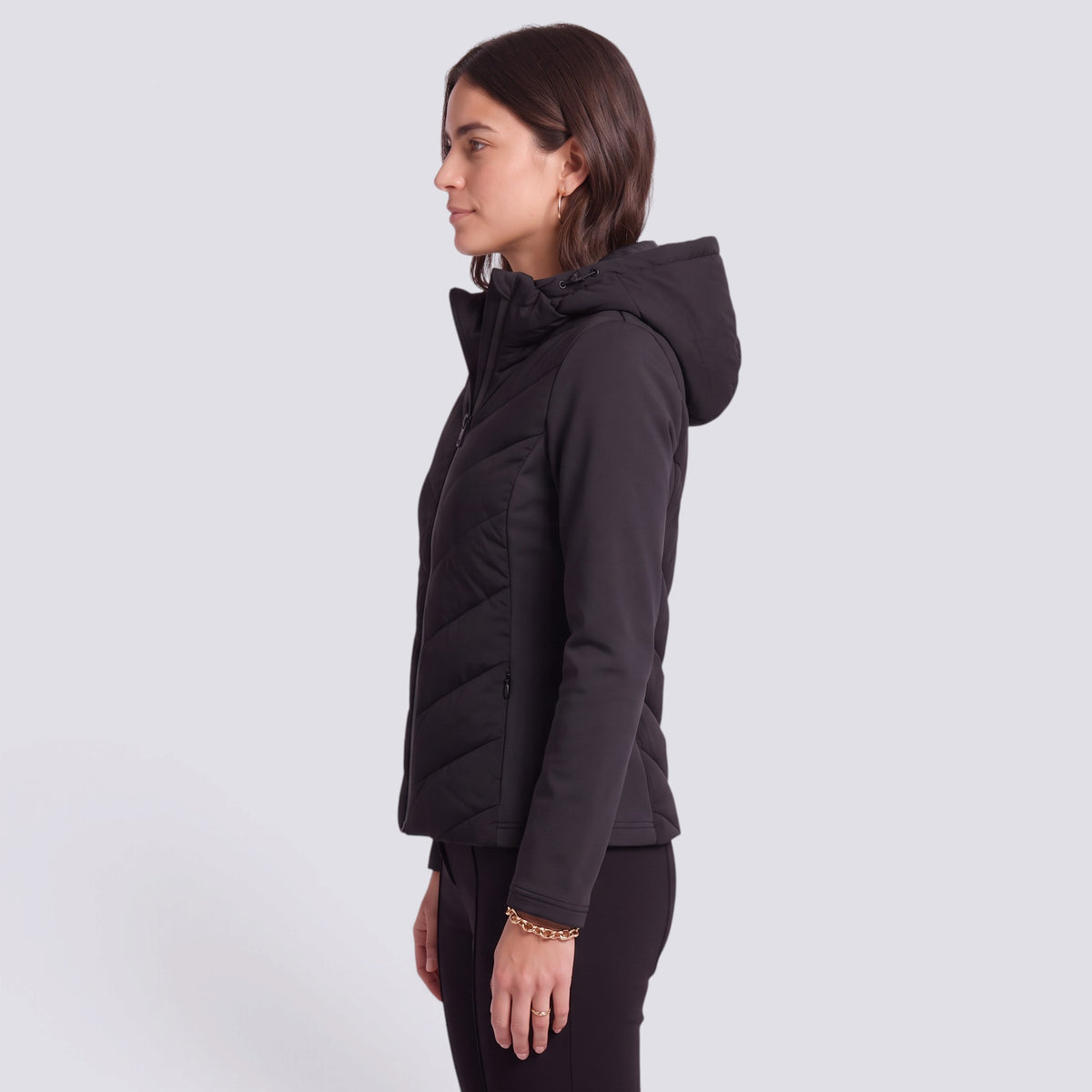 Chaqueta Mujer Acolchada con Capucha