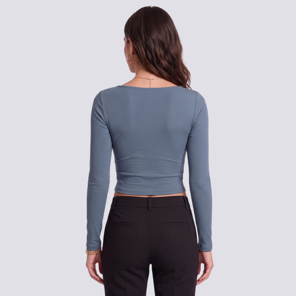 Camiseta Manga Larga Mujer Ajustada
