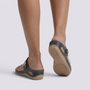 Sandalias Chancla Cuña Mujer Antideslizante - Azul - Trasera