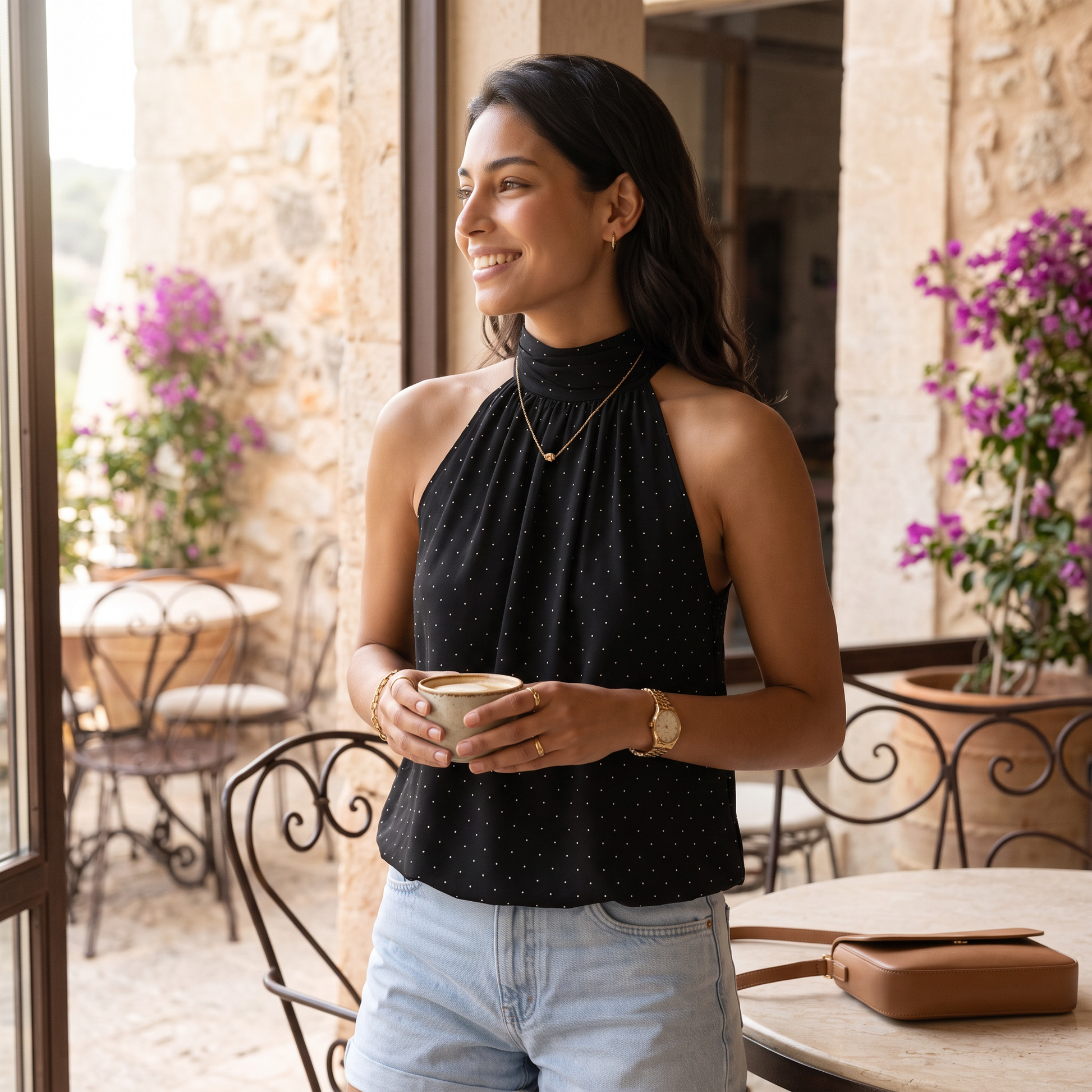 Top Halter Mujer Espalda Descubierta - lifestyle café