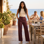 Pantón de Vestir Mujer Tiro Alto - lifestyle