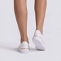 Zapatillas mujer blancas con plataforma, vista trasera