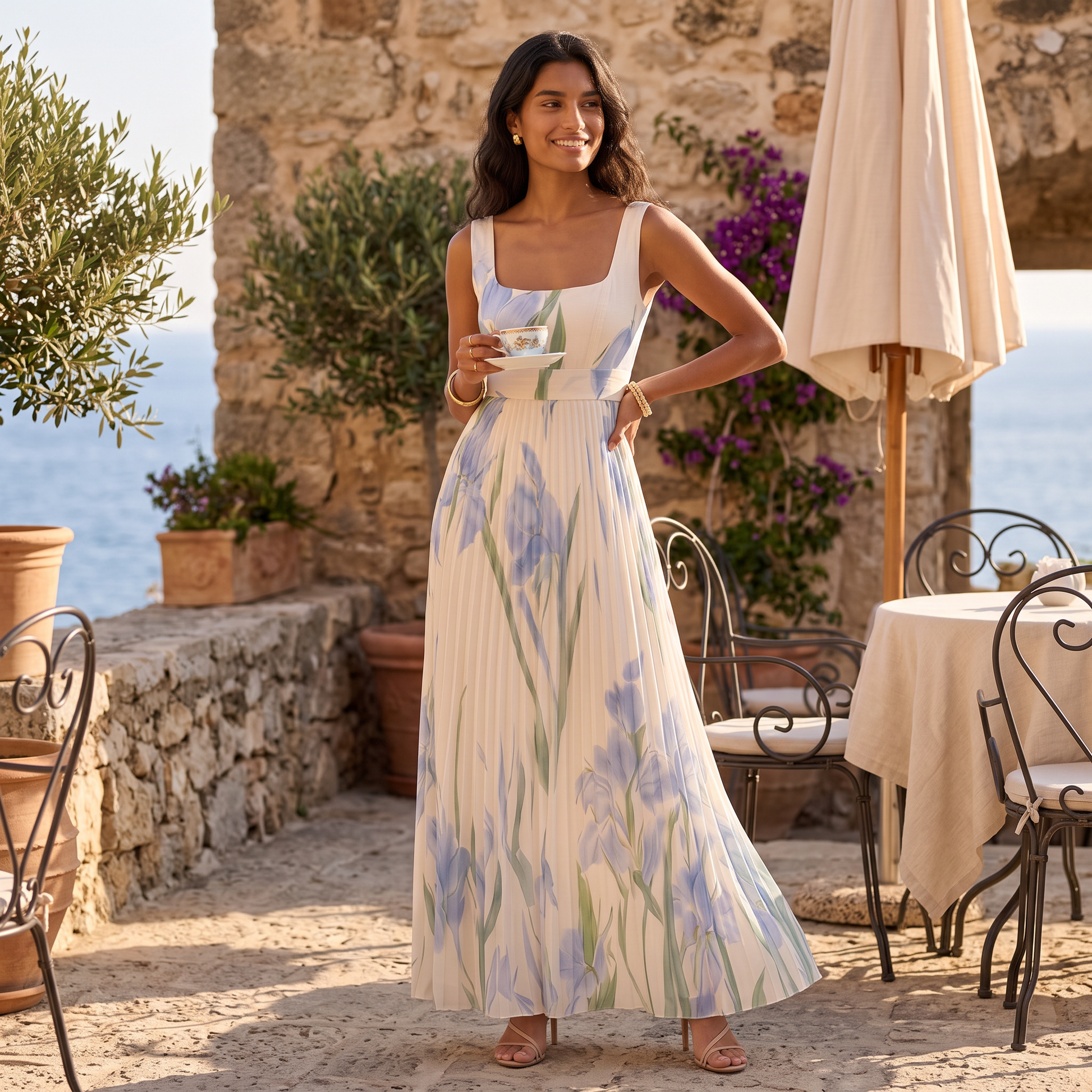Vestido Floral Mujer Verano - lifestyle café