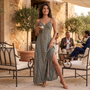 Vestido Maxi Largo Boho Mujer Verano - lifestyle café