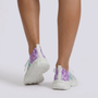 Zapatillas Deportivas Mujer Estampado Floral Flying-Woven - Púrpura - Vista Trasera