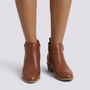 Botines Mujer - Marrón Front