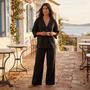 Conjunto Dos Piezas Mujer Pantalón Ancho - lifestyle