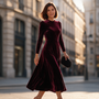 Vestido Terciopelo Mujer Lifestyle