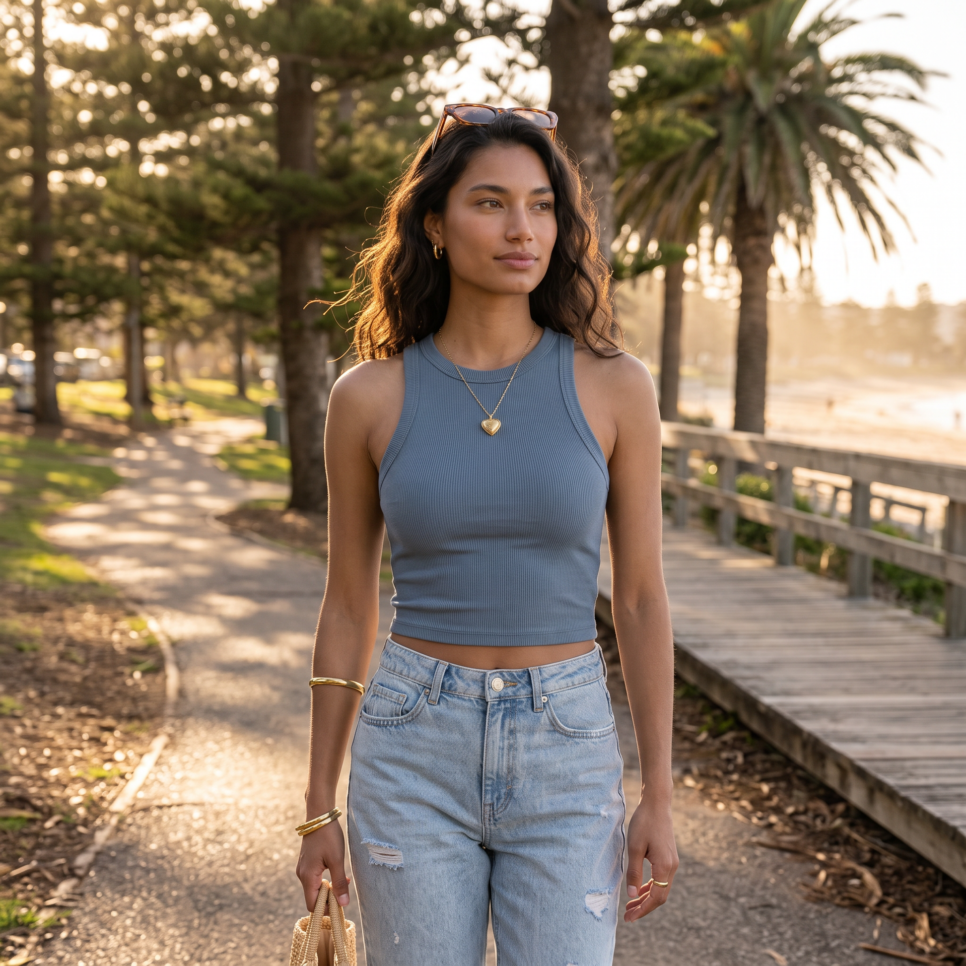 Camiseta Sin Mangas Mujer - lifestyle beach