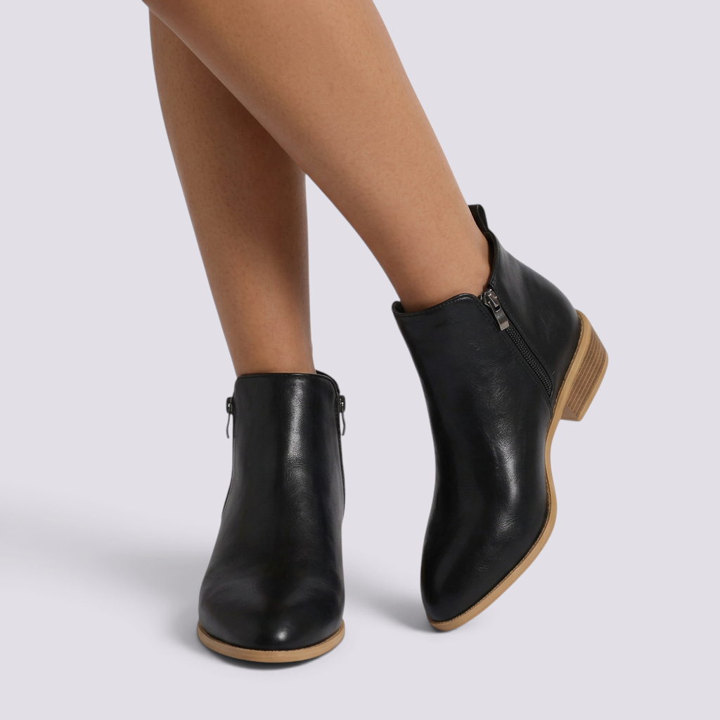 Botines Mujer - Negro Front