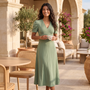 Vestido Midi Mujer Elegante - lifestyle café