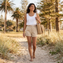 Pantalones Corto Mujer Verano Cintura Alta - lifestyle beach