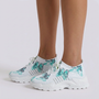 Zapatillas Mariposas Verde - Lateral