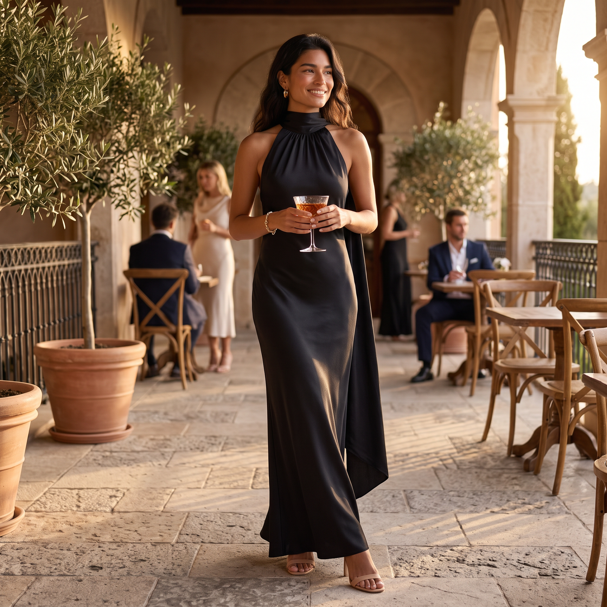 Vestido Largo Fiesta Mujer - lifestyle café