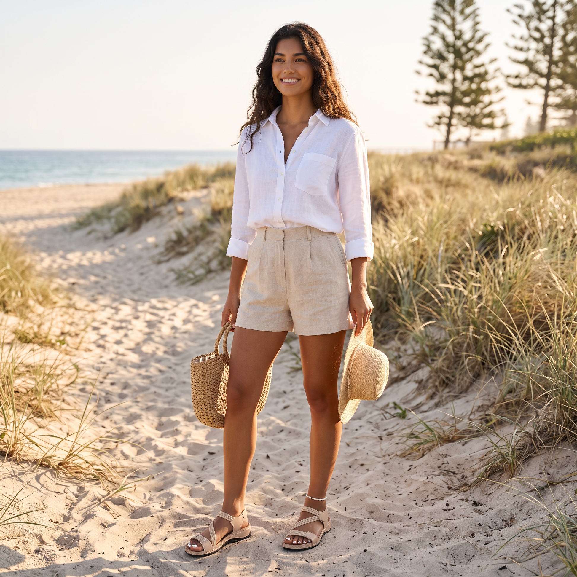 Sandalias Mujer Cuña Plataforma - lifestyle beach