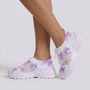 Zapatillas Mariposas Púrpura - Lateral