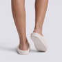 Zapatillas de casa mujer borreguito con motivo de Papá Noel, vista trasera