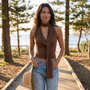 Top Sin Mangas Mujer Cuello V - lifestyle beach