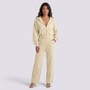 Conjunto Sudadera Capucha Mujer Oversize - Albaricoque - front
