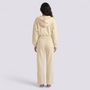 Conjunto Sudadera Capucha Mujer Oversize - Albaricoque - back