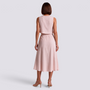 Conjunto Top y Falda Rosa - Espalda