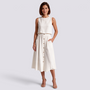 Conjunto Top y Falda Blanco - Frente