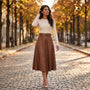 Falda Plisada Mujer Cintura Alta - Lifestyle