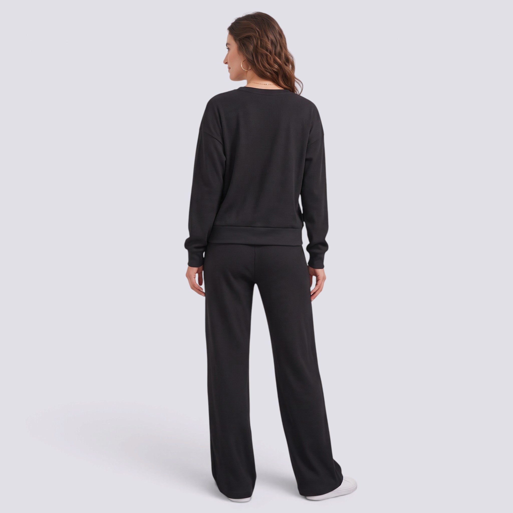Conjunto Mujer Dos Piezas Pantalón Ancho