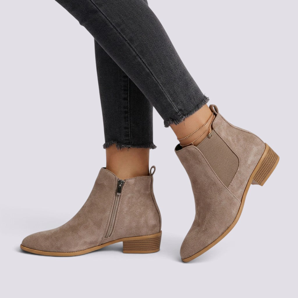 Zapatos de Salón Mujer Tacón Grueso Punta Fina